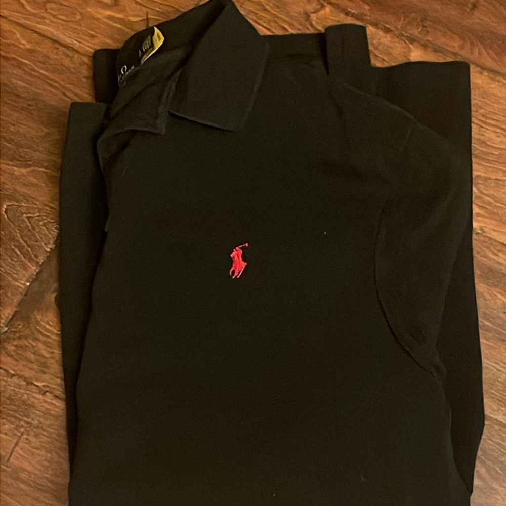 Men’s black polo shirt XL Ralph Lauren